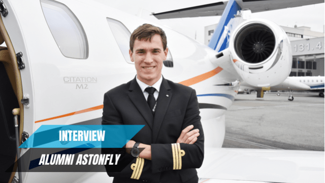 Portrait Alumni - Sylvain BATY, Apprenti Pilote Astonjet Cessna Citation M2